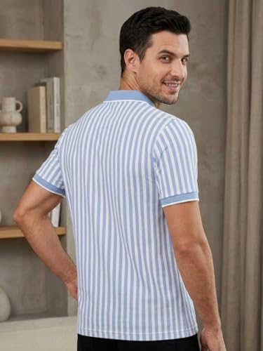 Image of Men Polo Cotton Rich Regular Fit Half Sleeves T-Shirt