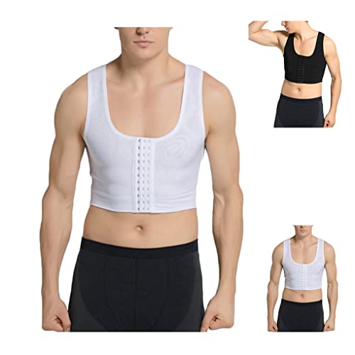 WUIOAUSXN Sutiã masculino Control Modelador de Peitoral Modelador de Peitoral Controle de Postura Su