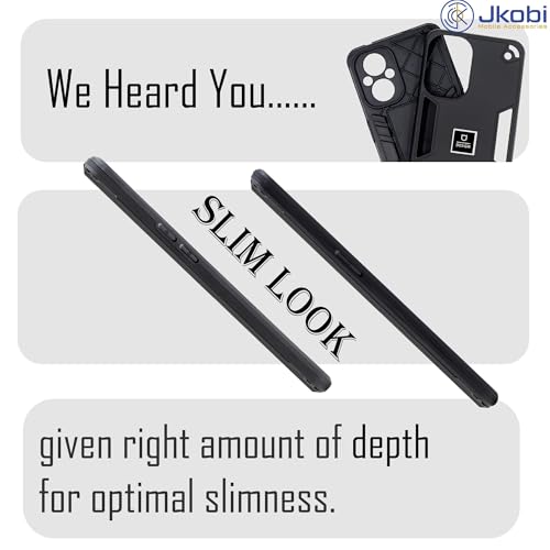 Image of Jkobi Back Cover Case for Xiaomi Poco F6 5G (Hybrid Armor | Slim Dual Layer | Shockproof Lightweight)