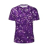 Photo Gallery yanyu bella stampa viola glitter uomo comfort manica corta moda leggera t-shirt palestra corsa abbigliamento casual, nero, xx-large Photo Gallery yanyu bella stampa viola glitter uomo comfort manica corta moda leggera t-shirt palestra corsa abbigliamento casual, nero, xx-large