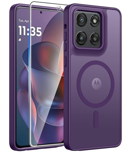 Image of FNTCASE for Moto G Stylus 5G 2026 Case: Motorola G Stylus 2025 Case [Compatible with Magsafe] Translucent Matte Cases with [Screen Protector] Military Grade Shockproof Protective Phone Cover