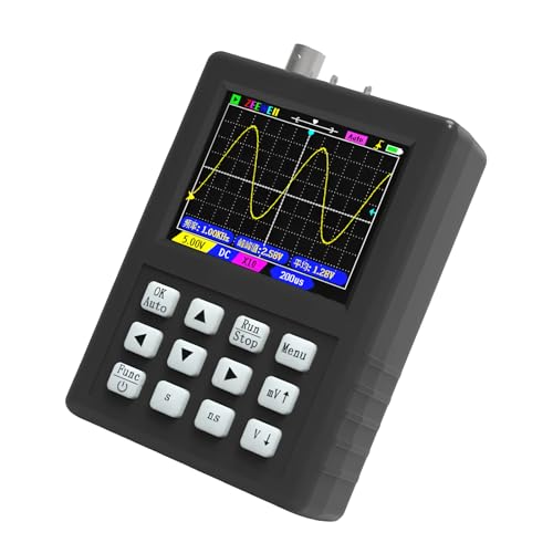 Oscilloscope numérique portable DSO1C81 ZEEWEII 100M écran 2.8 pouces et générateur de signaux