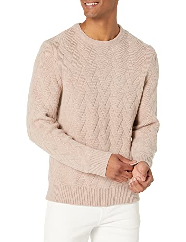 GUESS Men's Simon Basket-Weave Sweater