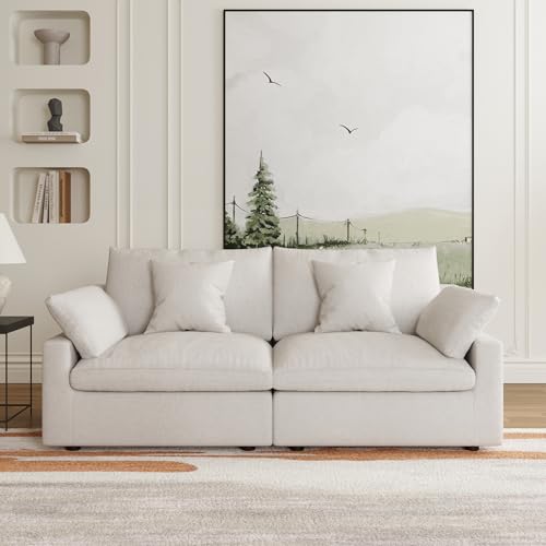 Sdorens Loveseat Sofa, 82.68' Modular Sectional Couch, Cloud Couches for Living Room Apartment...