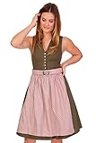Midi Dirndl 2tlg. - HEDA - moos/rosa