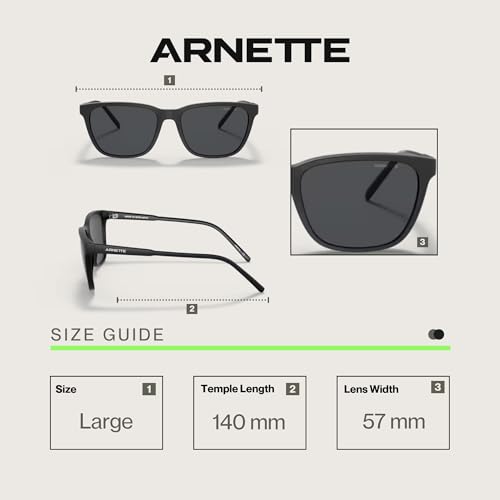 ARNETTE Cortex AN4291 Square Sunglasses for Men for Women +BUNDLE with ACCESSORY EYEWEAR KIT3