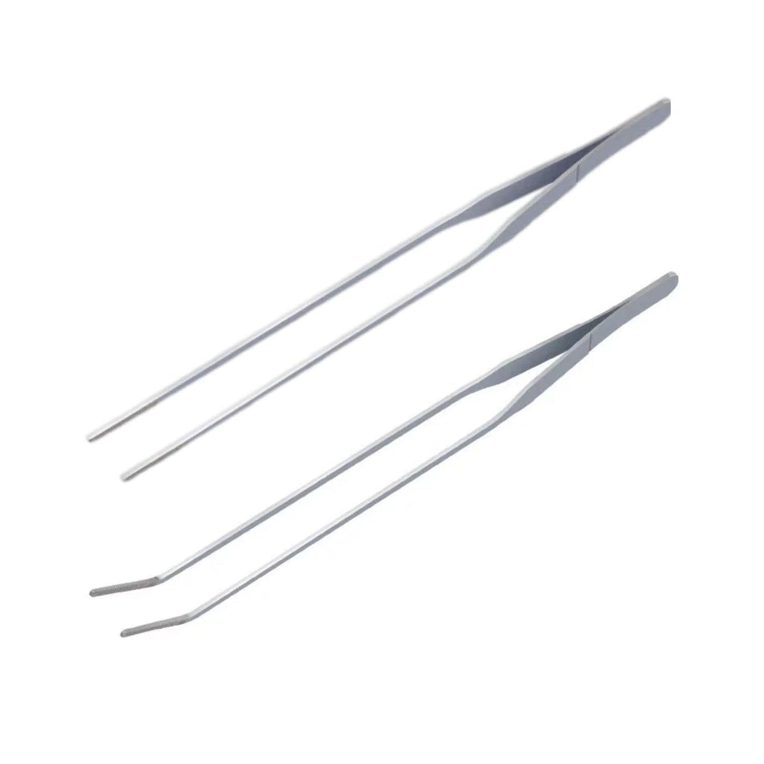 Pinces Courbées Longues de 27 cm 2 pièces, Outils d'Aquarium et de Terrarium, Pinces d'alimentation pour Reptiles, Plantes Aquatiques et Terrarium