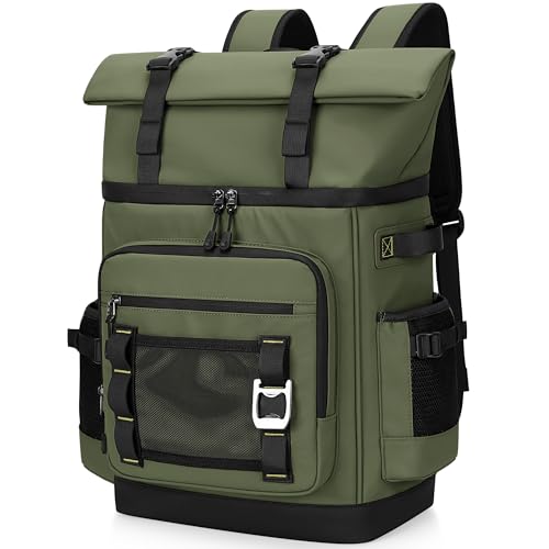 42 Can Backpack Cooler,40L Insulated Double Decker Leakproof, Waterproof Travel Cooler Backpack for Beach Camping Picnic Travel