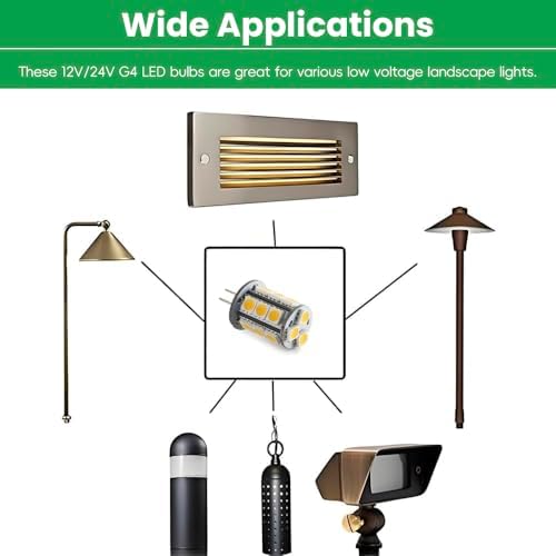 Makergroup T3 G4 Bi-pin LED Light Bulb 12VAC/DC Low Voltage 3Watt Warm White 2700K-3000K for Outdoor Landscape Lighting Path Lights, Deck Lights, Step Lights,Paver Lights 6-Pack