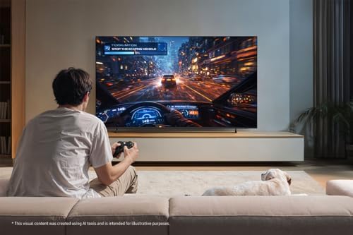 Samsung 65 inch Mini LED TV, M80H, 144Hz Refresh Rate, Mini LED HDR with Pure Colour Spectrum, Q4 AI Gen 2 Processor, Smart TV, 4k Upscaling, Dolby Atmos, Samsung TV, Television (UN65M80HAFXZC, 2026) — view 6