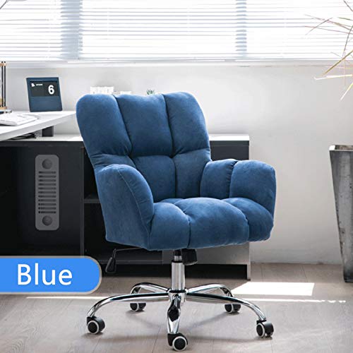 Chaise de bureau ergonomique grise avec support lombaire réglable pour ordinateur - 4