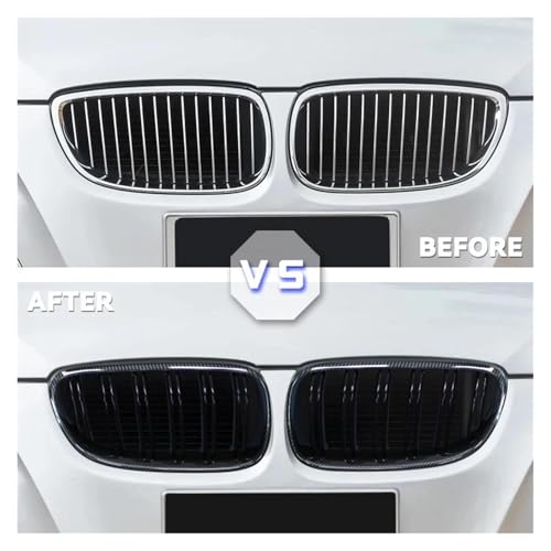 Calandre avant voiture E92 E93 2010-2013 grille de course double lamelle noir