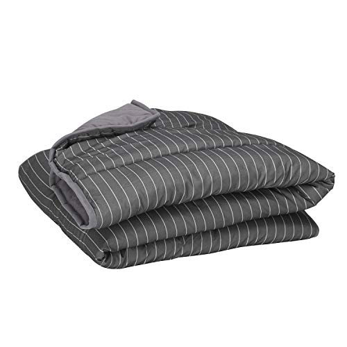 Pikolin Home - Edredón nórdico bicolor a rayas de fibra hueca siliconada Ecolofil con tacto plumón para otoño e invierno de 300 gr