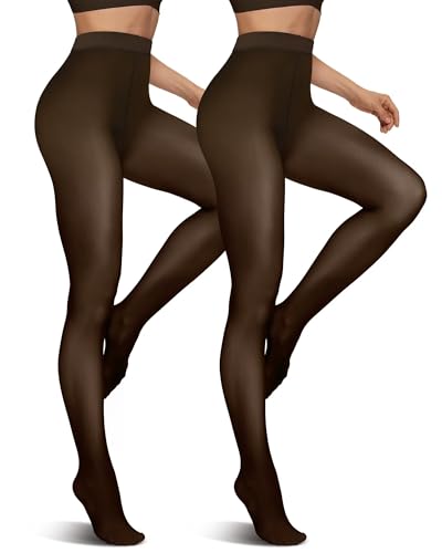 Image of Vertvie Fleece Lined Tights Women Winter Thermal Leggings Pack