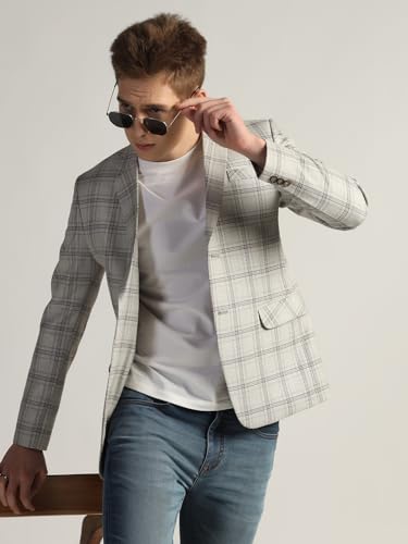 Image of TAHVO Tweed Blazer for Men - Formal & Casual Winter Wear Blazer