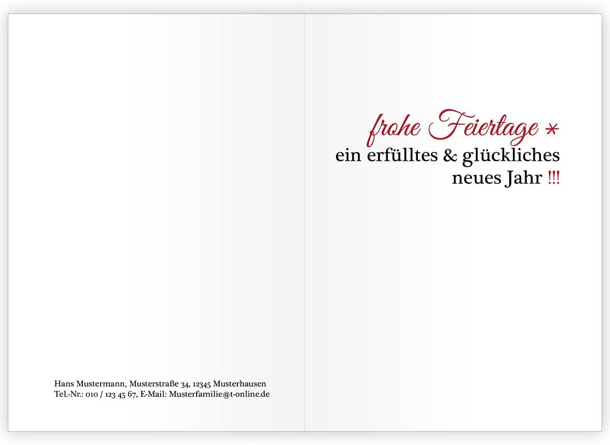 20er Set Nette Weihnachtskarten als schönste Weihnachtsgrüße mit Engel in Medaillon, innen Ihr Text (Var4) geschäftliche u private Weihnachtspost: Ein Nettes Fest
