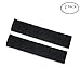 Amooca Soft Auto Seat Belt Cover Seatbelt Shoulder Pad 2 PCS for a More Comfortable Driving Compatible with All Cars and Backpack Black