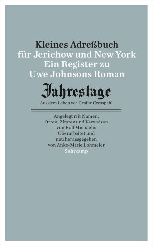 Kleines Adressbuch fuer Jerichow und New York