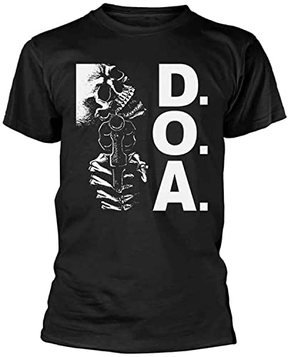 D.O.A. 'Talk Action' White Yellow Black Red Mens Women T Shirt 100% Cotton - New DOA