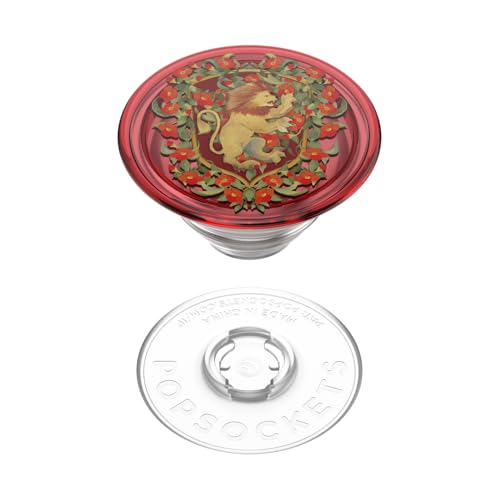 PopSockets Phone Grip with Expanding Kickstand, Adhesive Grip, Harry Potter - Gryffindor Floral Crest