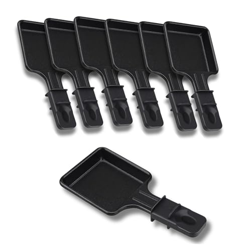 SOS Accessoire Set di 7 ciotole per raclette raschietto per griglia, Wok AS306001 SOS ACCESSORIO