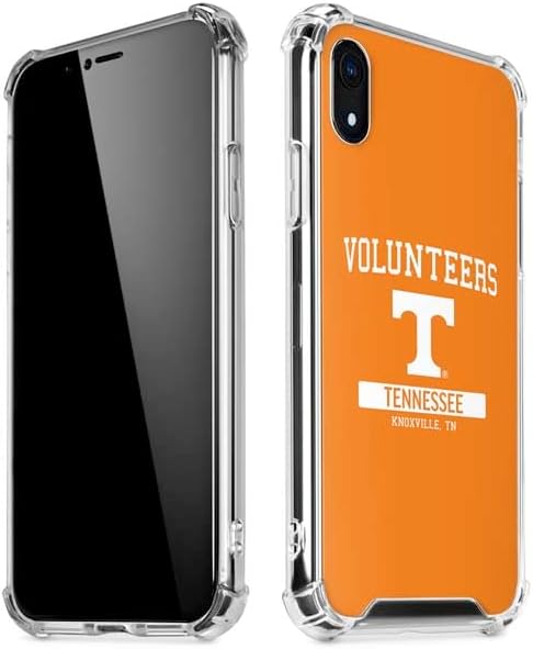 Skinit Clear Phone Case Compatible with iPhone XR - Officially Licensed University of Tennessee-Knoxville T Logo on Orange Design