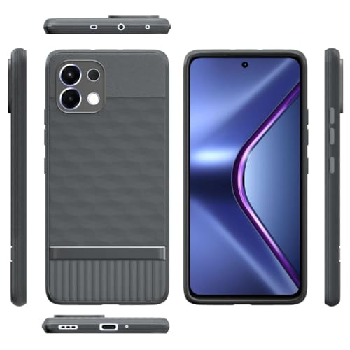 Image of Shockproof Case for Oppo K13 5G | Full Camera Protection | TPU Flexible Back Cover for Oppo K13 5G (Graphite Grey)