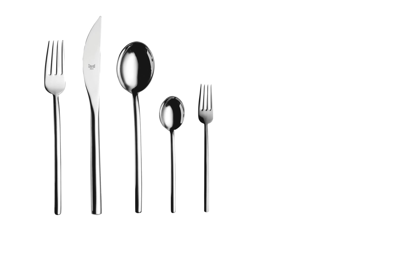 Ménagère de couverts 30 pièces DEUX design ergonomique et acier inoxydable rigide