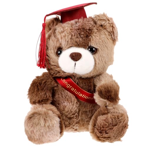 TOYANDONA Peluche de Graduación con Gorro Suave y Esponjoso y Decorativo Graduaciones Celebraciones y Decoración