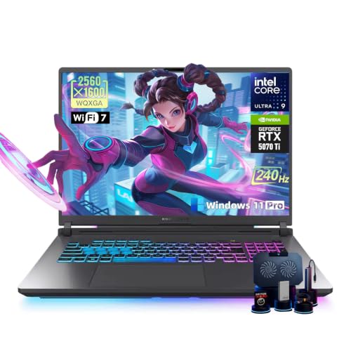 Image of ASUS ROG Strix G18 Gaming Laptop, Intel Ultra 9, RTX 5070 Ti 12GB GDDR7