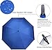 G4Free 68 inch Oversize Windproof Automatic Open Golf umbrella Double Canopy Vented Waterproof Large UV Sun Protection Stick Umbrellas (Sapphire)