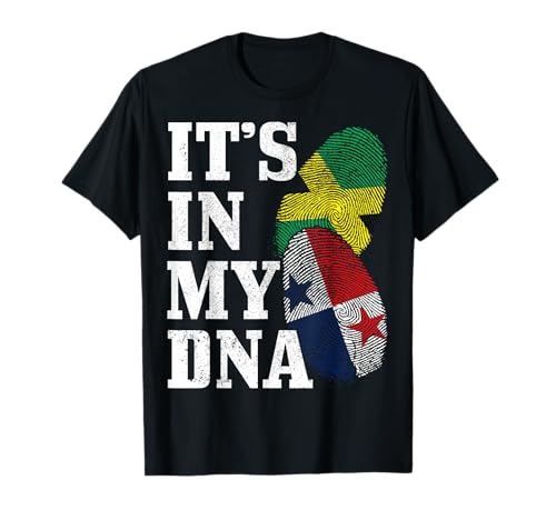 Jamaica & Panama It's in my DNA Jamaican T-Shirt