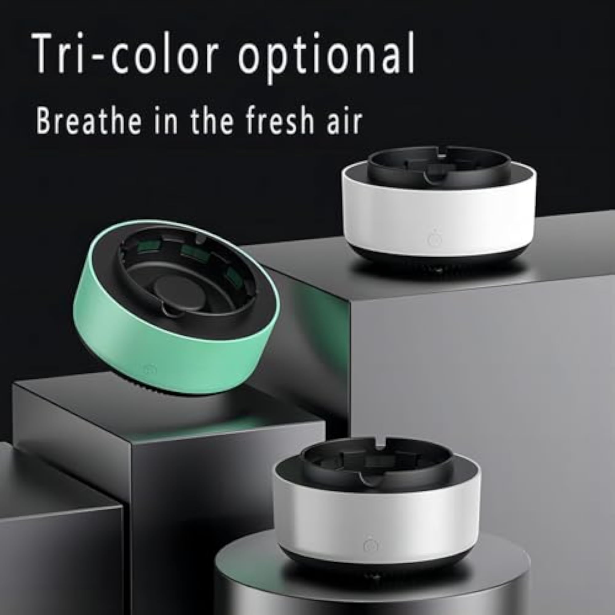Smokeless Ashtrays for Indoor, 2-in-1 Air Purifier Design
