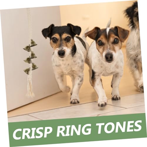 Cloches de dressage pour chien YARNOW | Lot de 4 sonnettes légères