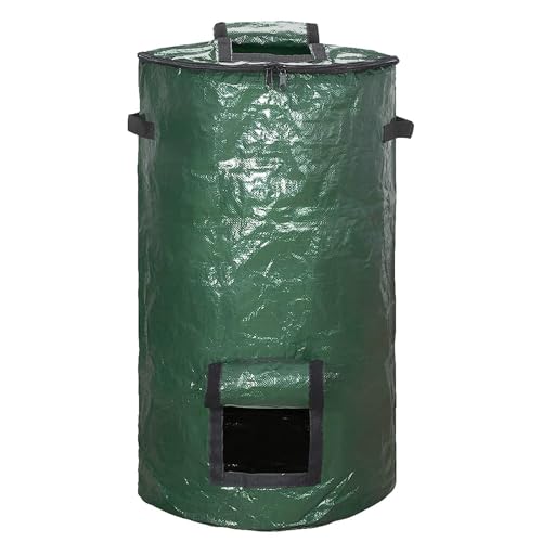 Bolsas para residuos de jardín | Bolsas reutilizables para residuos de jardín, bolsas de basura resistentes para jardín, piscina, césped, para cargar hojas, basura, bolsas para residuos de jardín, bol