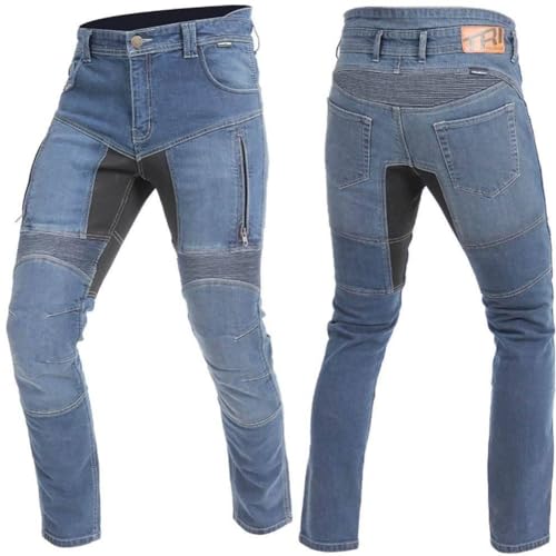 Trilobite Parado Blue Skinny - Pantalones vaqueros para moto, color azul, talla 30/32