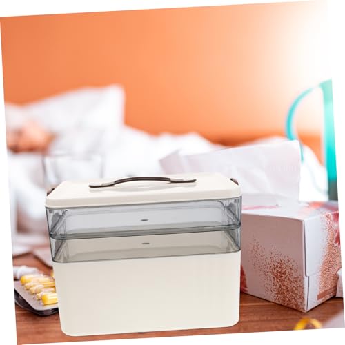 Boîte de rangement verrouillable grand volume coffret de transport clé - 6