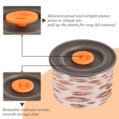 Envase hermético de acero inoxidable para café 17oz miniatura 3
