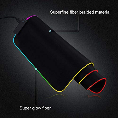 Alician Mouse Pad RGB Colorido com Iluminação LED