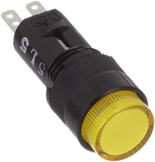 AP2M111-Y, Industrial Panel Mount Indicators/Switch Indicators 12mm Pilot Light Yellow