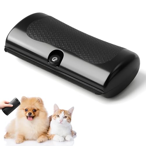 Brosse pour Chien de Compagnie, Brosse Poil Animaux Réduction 98% des Poils Mort, Élimine Sous Poil et Poils Morts Toilettage Canin Chat Professionnel, Pour Toutes...