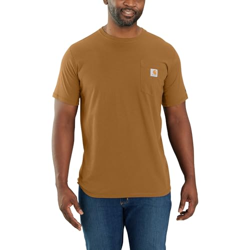 Carhartt Men's 106652 Force® Relaxed Fit Midweight Short-Sleeve Pocket