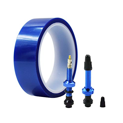DRIFT MANIAC - Kit de válvula Presta de 700 C, color azul, ancho 22/25/30 mm, longitud 33 m