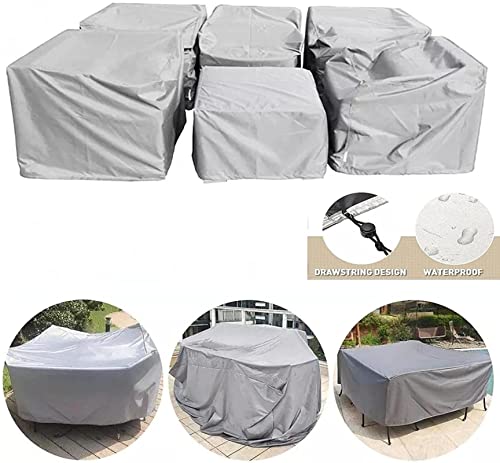 Protector impermeable para sofá y mesa de patio Outdoor Fur Cover 420D Ox de 160x150x101 cm 6