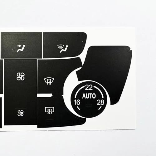 Rénover commandes de climatisation Buick Encore 2012-2017 via autocollants boutons