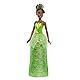 Mattel DISNEY Prinzessin Tiana - Bewegliche Puppe mit glitzerndem Outfit und Accessoires, inspiriert vom Film Küss den Frosch, für Kinder ab 3 Jahren, HLW04