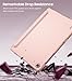 TiMOVO Case for Samsung Galaxy Tab A11+ Plus/A9+ Plus 11 Inch (2026/2023), Slim Soft TPU Translucent Frosted Back Protective Cover, Auto Wake/Sleep, Rose Gold