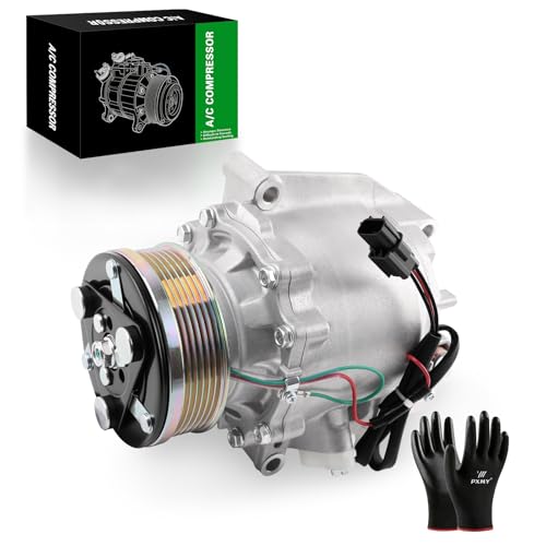 YWPXMY Air Conditioner AC Compressor with A/C Clutch Compatible with ILX 2013-2015 (2.0L only) & Civic 2012-2015 (1.8L only) Replace 38810R1AA01