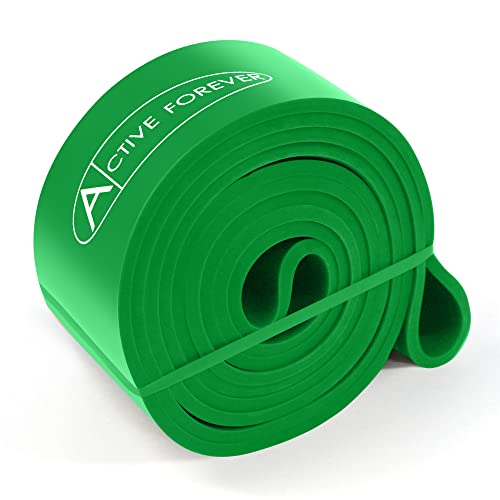 ACTIVE FOREVER Bande de Résistance, Bande élastique de Fitness, Bande de Fitness, Adaptée à la Musculation, au Fitness, au Pilates, au Yoga(Vert) Cover