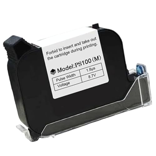 Cartouche jet d'encre noire PS100 anti-bavure pour imprimante non cryptée
